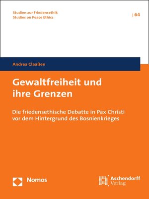 cover image of Gewaltfreiheit und ihre Grenzen